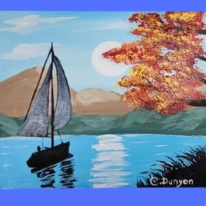 Afternoon Out On The Lake Print