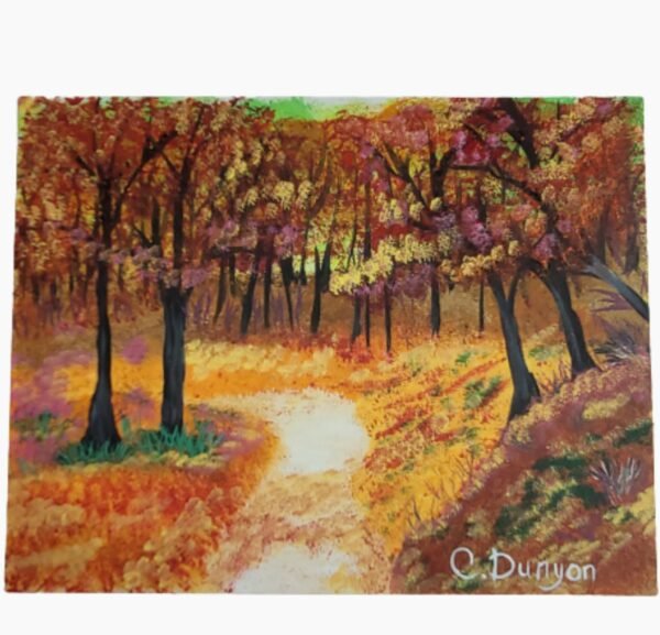 Fall Path Original Painting