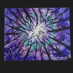 Looking Up Into The Trees Tops Print