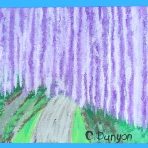 Wisteria Over The Road Print