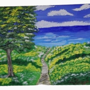 On The Path To The River Print