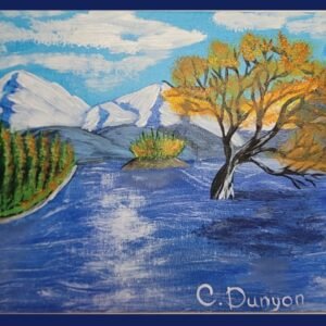 River Over Flowing The Banks Original Painting