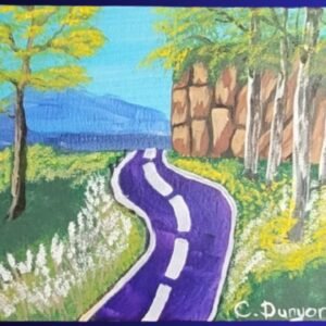 On The Winding Road Print