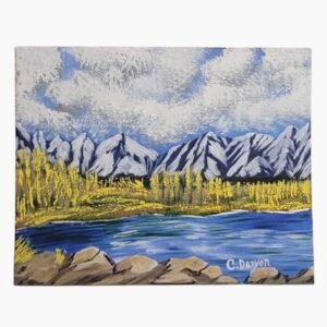 Cloudy Day In The Mountains Original Painting