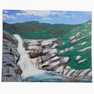 Mt Palomar Water Fall Original Painting