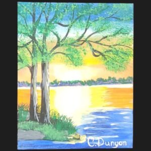 Sun Rays On The Water Print