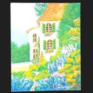 French Country Garden In Bloom Print