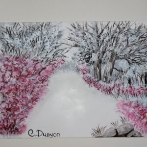 A Snowy Trail Original Painting