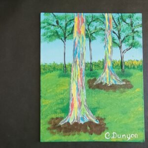 Rainbow Tree Print