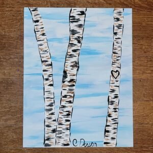 Birch Trees Print