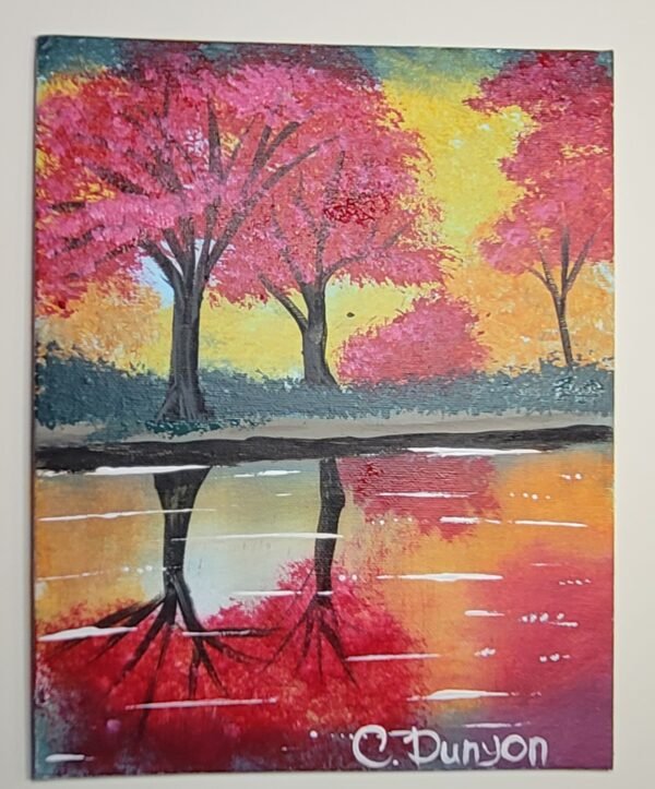 Reflections In The Water Original Painting