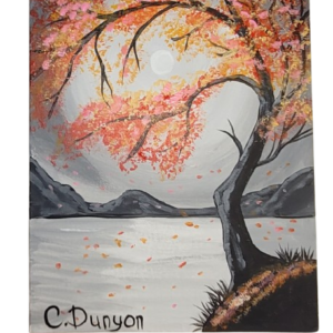 Bended Tree Original Painting