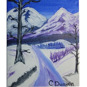 Snowy Day Original Painting
