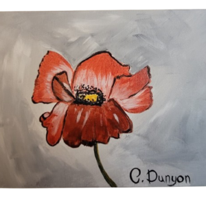 Veterans Day Poppy Print