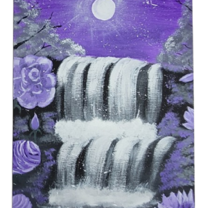 Winter Falls Original Painting