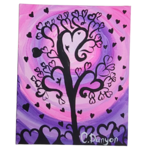 Heart Tree Print