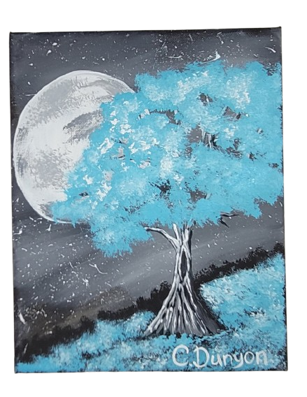 Blue In The Night Original Painting