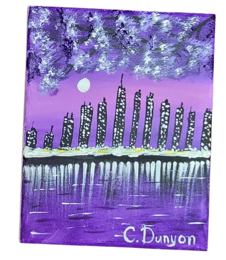 City Scape Original Painting