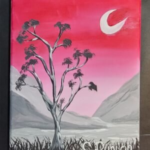 In The Night Ski Print