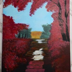 West Virginia In Red Print