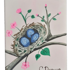 Nest With Eggs Print